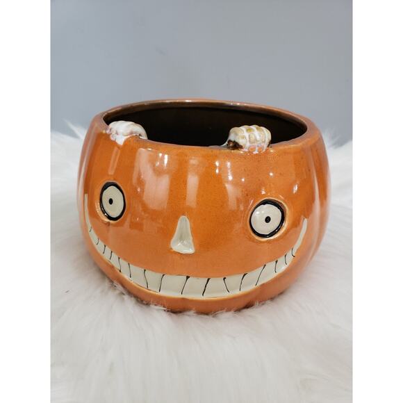 Yankee Candle Boney Bunch 2015 Retired Candy Dish Bowl Treat Decor Keys - Picture 1 of 6